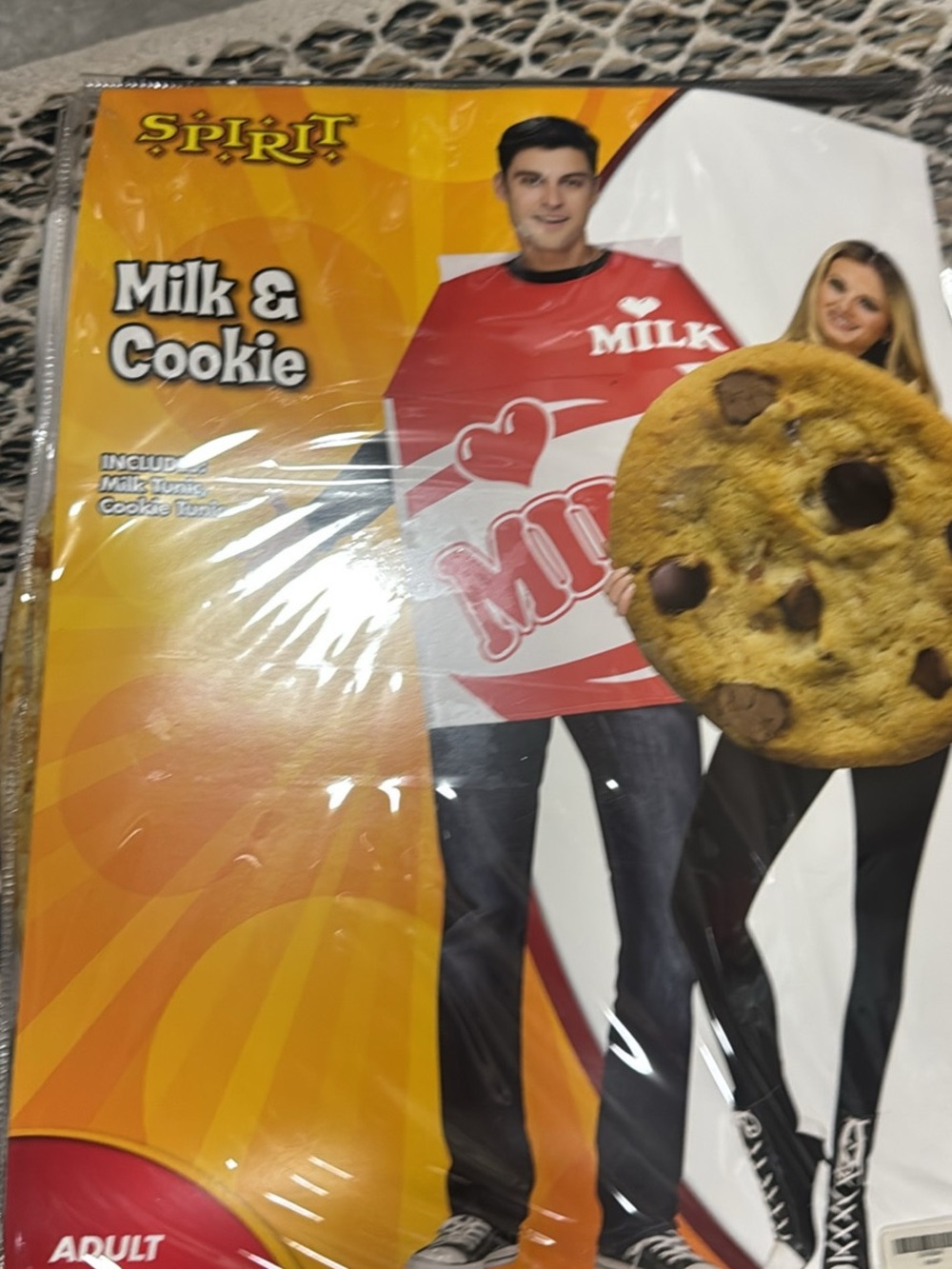 Spirit Milk & Cookie Couples Costume - Red Milk Tunic